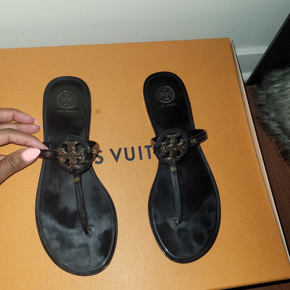 STILL AVAILABLE not sold yet- Designer Sandals-Tory Burch Jelly